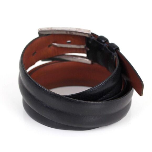 John W. Nordstrom BLACK GENUINE LEATHER 1.25"Wd CASUAL DRESS MEN'S BELT 38 (8U - Picture 4 of 13